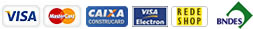 MasterCard Visa Visa Electron Redeshop BNDES Construcard