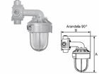 Aparelho para Iuminação ARANDELA 90º rosca BSP 3/4